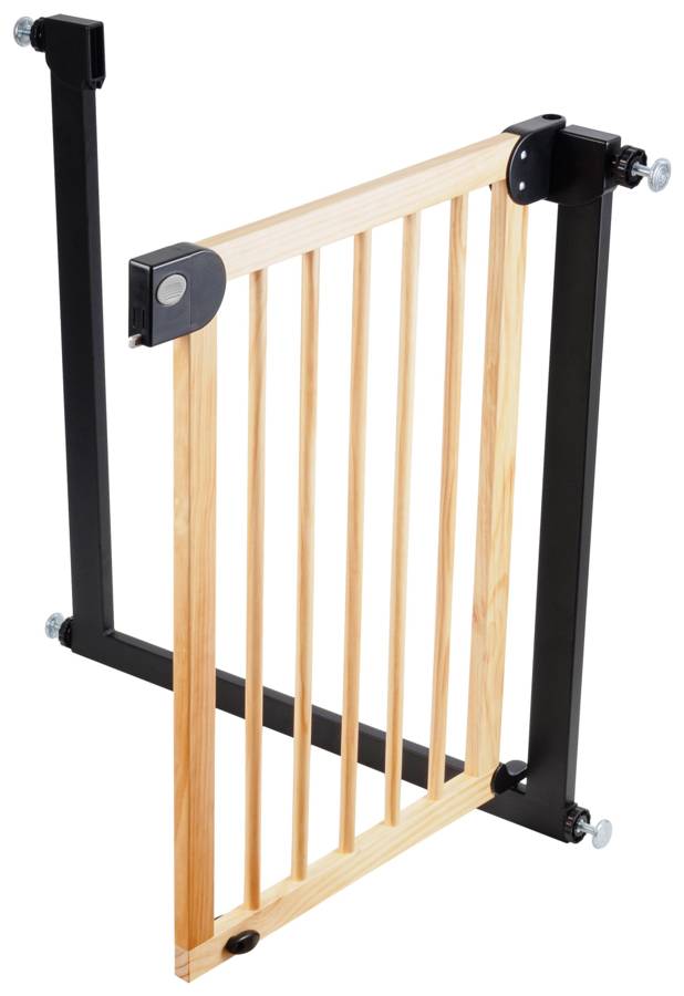 Dřevěná zábrana pro dveře a schody – ochranná bariéra – šířka 76...83cm