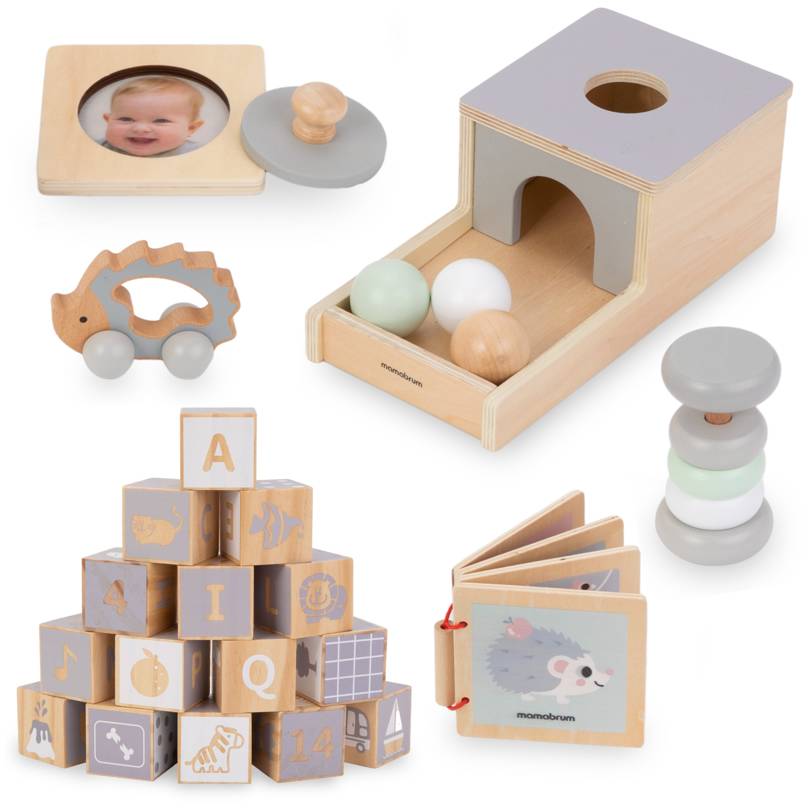 Montessori vzdělávací box pro děti - 6 hraček
