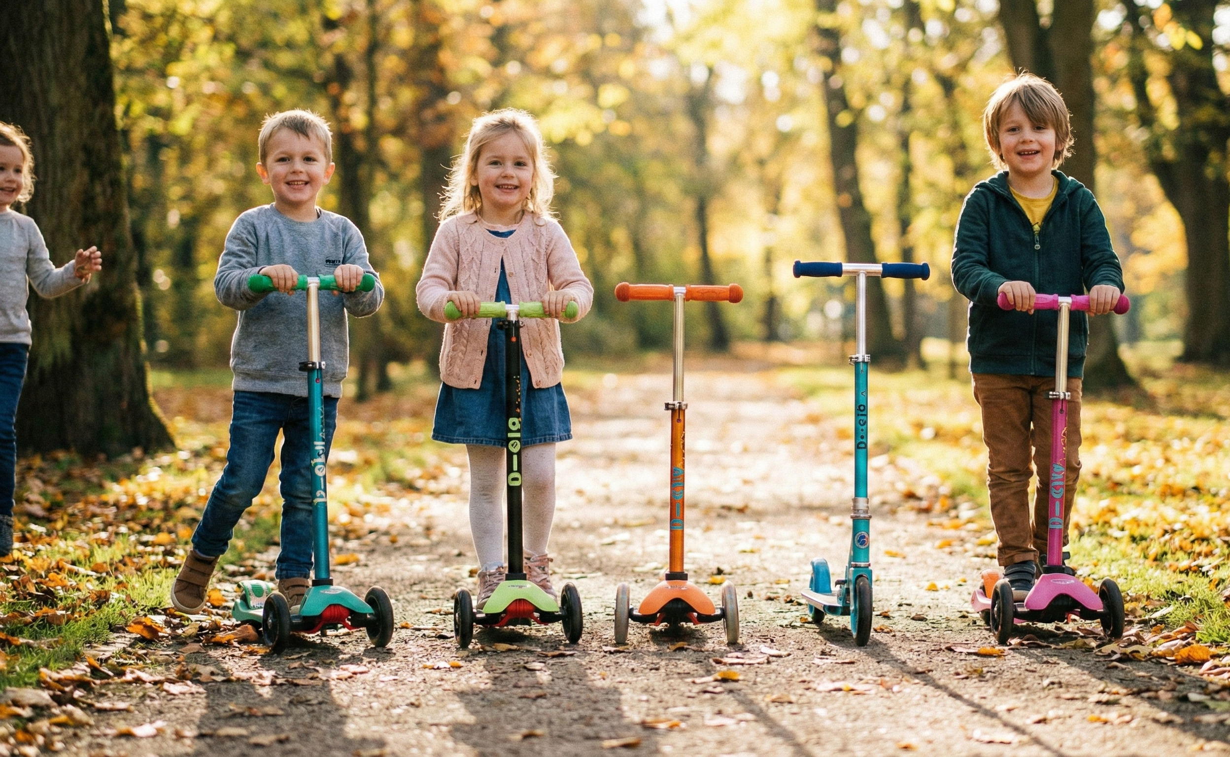Žebříček dětských koloběžek