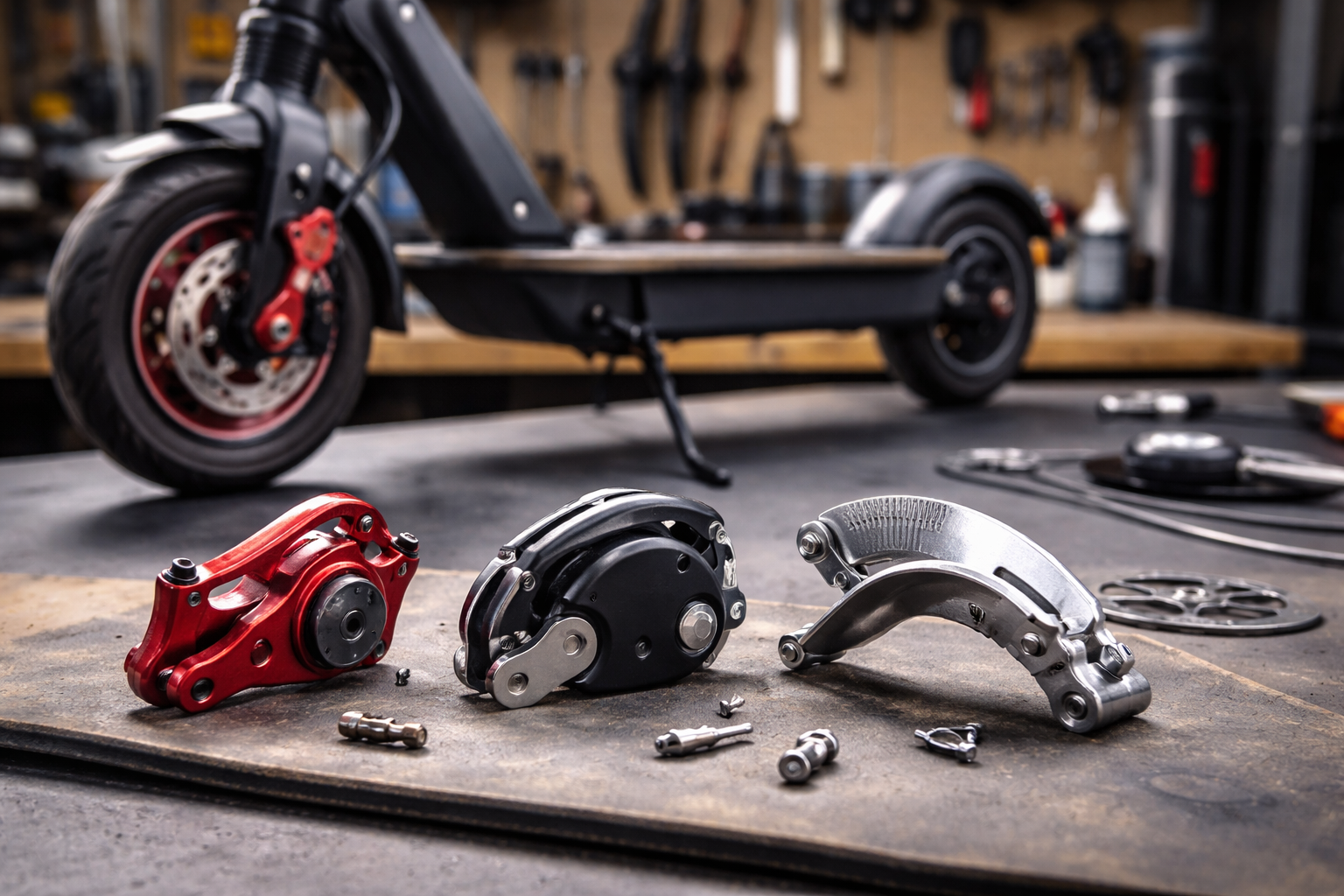 Jaké brzdy vybrat ke koloběžce?