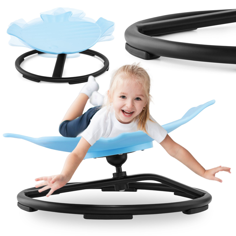 Mini kolotoč pro děti Ryba - modrý