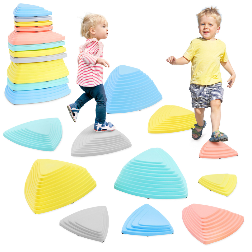 Barevné balanční kameny - 11 kusů