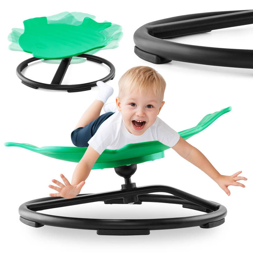 Mini dětský kolotoč Ryba - barva zelená